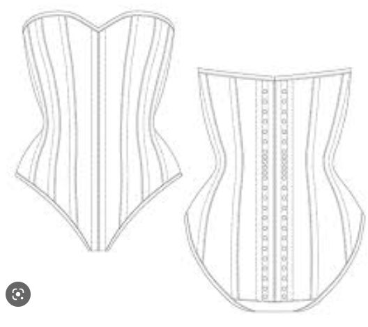 ARANEA BLACK - Amber Bunnysuit Corset Pattern