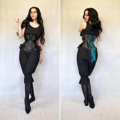 ARANEA BLACK - Rose Ribbon Underbust Corset Sewing Pattern