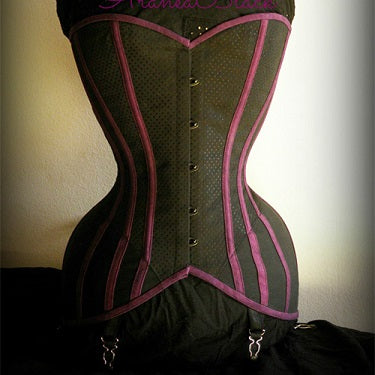 ARANEA BLACK - Tesa Midbust Corset Sewing Pattern