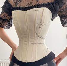 ARANEA BLACK - Camille 1906 Gore & Gusset Edwardian Corset Sewing Pattern
