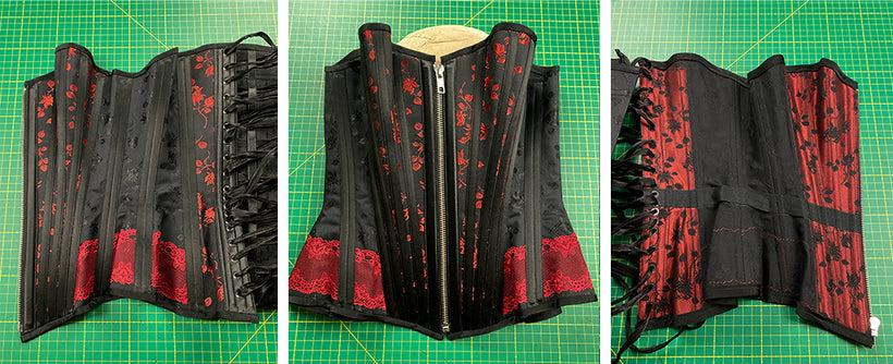 ARANEA BLACK - Tulip 1906 Midbust Corset Sewing Pattern